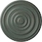 Ekena Millwork Carton Ceiling Medallion (For Canopies up to 2 5/8"), 12 5/8"OD x 1"P, Cloud Burst Crackle CM13CACBC - alternate 1
